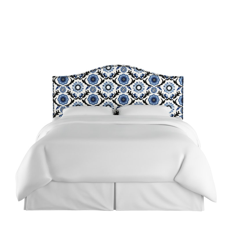 Tête de lit tapissier , Très grand californien, Platinum Microsuede