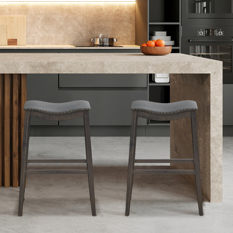 Tabouret de bar 29 po Stamey, Brun