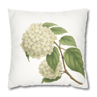Hydrangea Floral Pillow Cover | Farmhouse Decorative Cushion Cover
