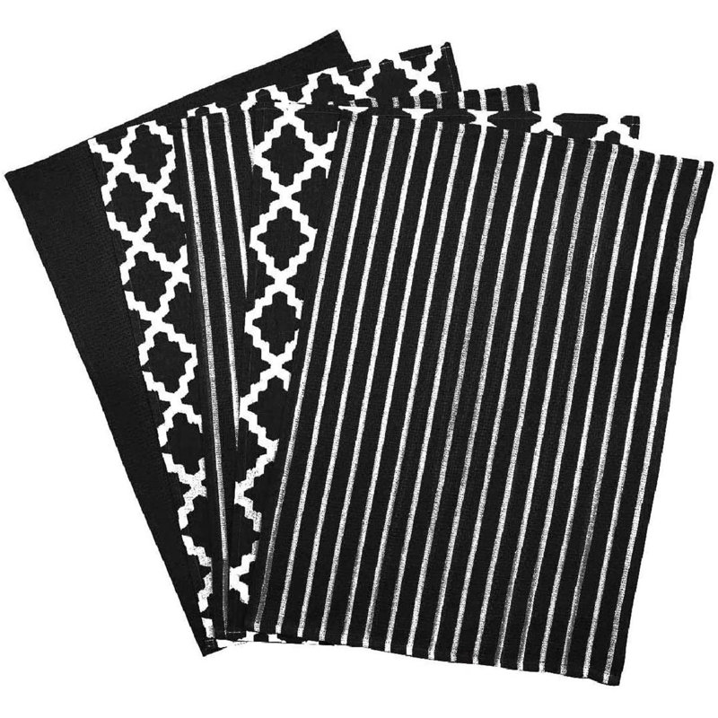 Tea Towel Kitchen Towel, Black