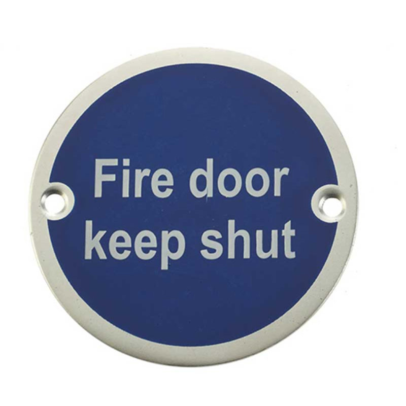Dia.SSS F.D.K.S Sign, Satin Anodised Aluminium