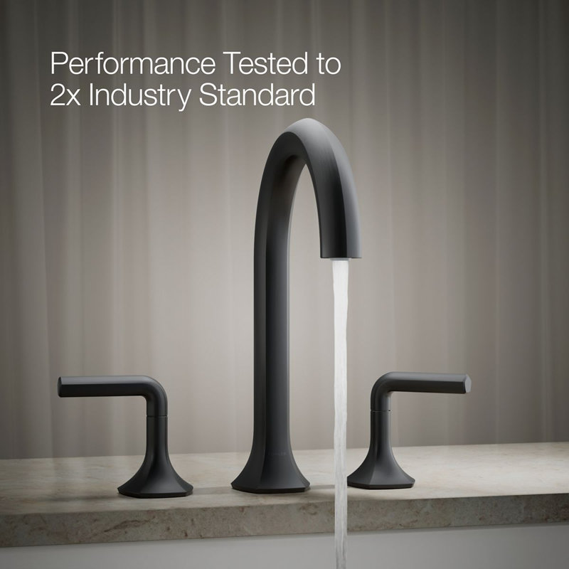 Occasion 2.58" W x 4.06" H Bathroom Faucet Handle, Matte Black