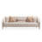 Lisbon Bouclé Sofa - Oyster/Matte Bronze