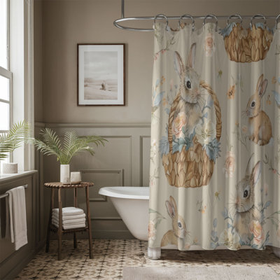 Rideau de douche Boho