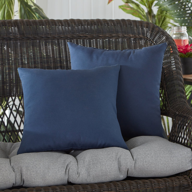 Covington Outdoor Square Pillow Cover & Insert, Jamboree
