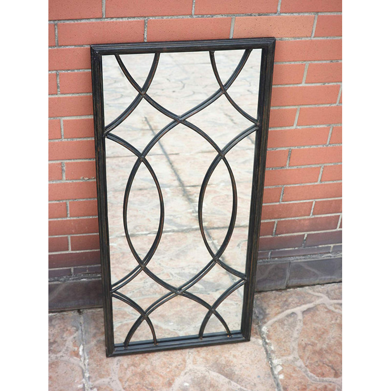 Nevill Metal Rectangle Wall Mirror