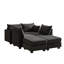 Canapé-lit modulaire moderne avec repose-pieds modulaire Sectiona-1712607171