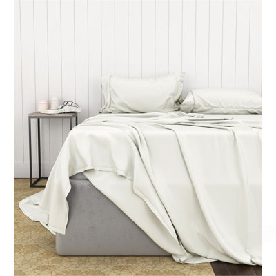 Draps en coton de bambou doux et lisse avec viscose de bambou