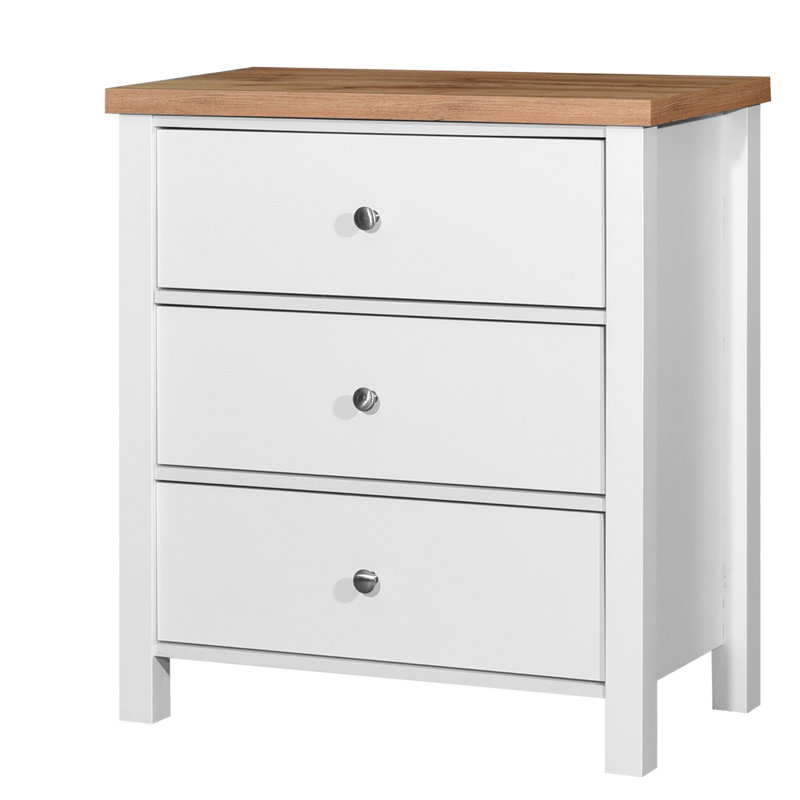 Foote 70cm W 3 - Drawer Chest of Drawers