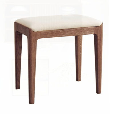 Solid wood Red Oak Vanity Stool