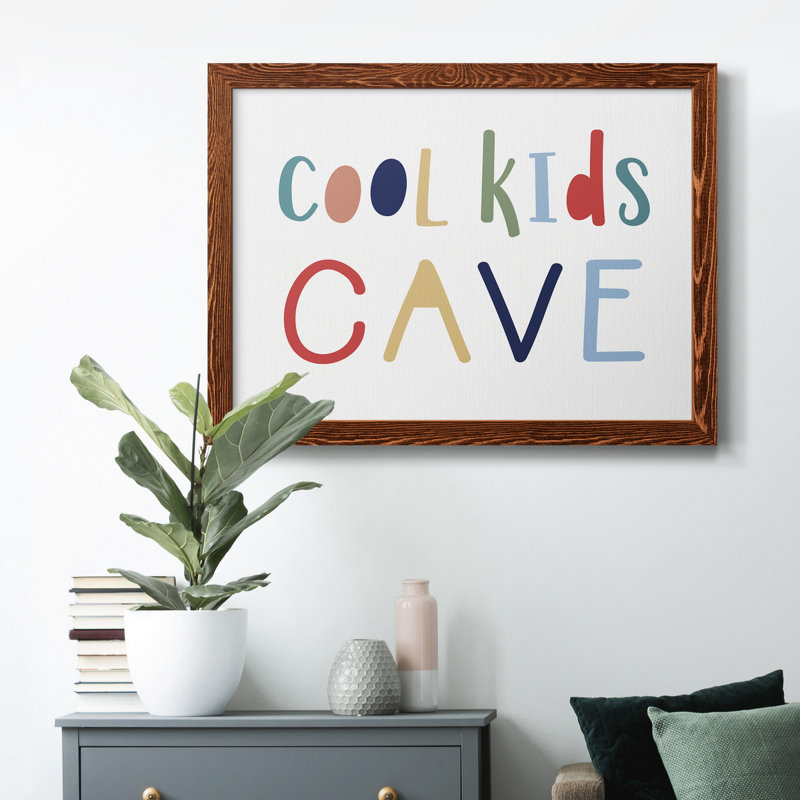 Cool Kids Cave - reproduction d'art sur toile, Érable, H 17 po x l 20 po x P 1 po