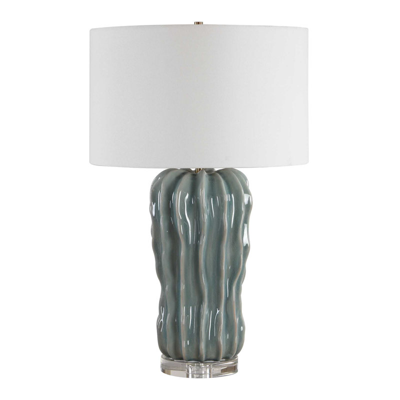  Niese Light Blue Glaze Table Lamp