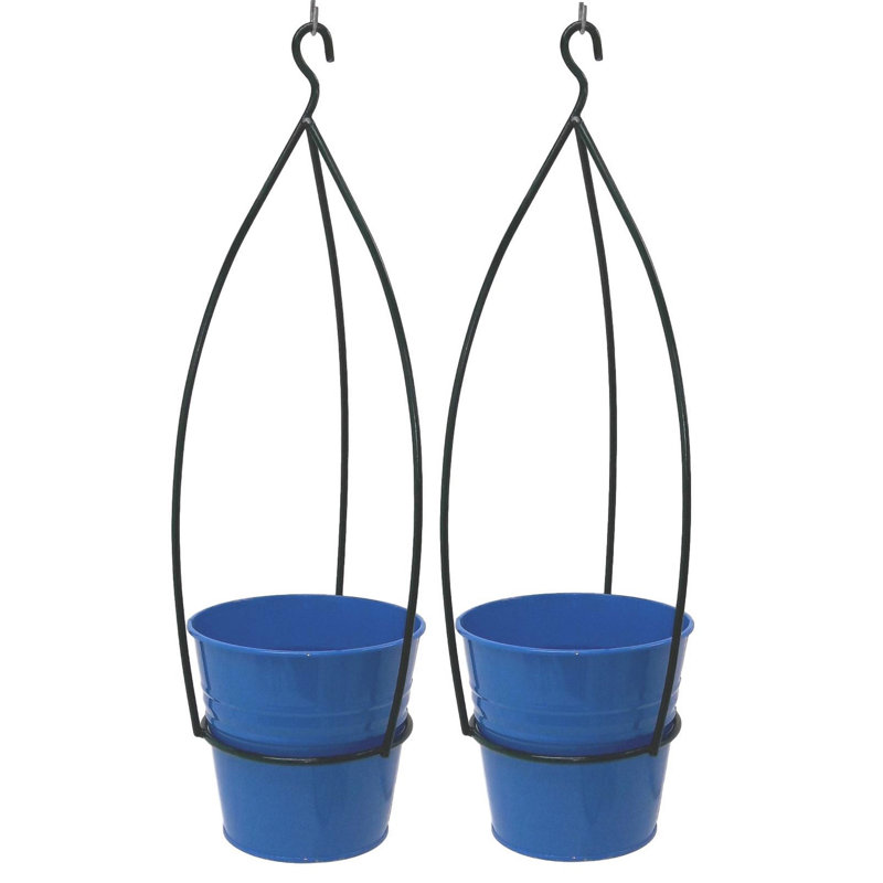 Pot à fleurs suspendu Redwood, bleu