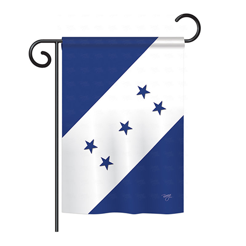 Drapeau de maison / jardin en polyester à 2 côtés, H 18,5 po x l 13 po