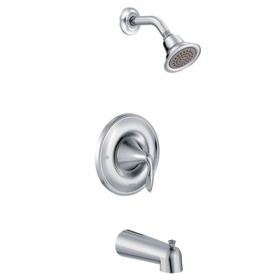 Ensemble de garniture de douche et baignoire Posi-Temp Moen Eva, valve requise