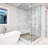 12" x 12" Porcelain Pebble Mosaic Wall & Floor Tile-98236857