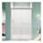 44"-48"W*72" H Semi-Frameless Double Sliding Shower Door, Bypass Shower Door, 1/4" (6mm) Thick SGCC Tempered Glass Door-112318527