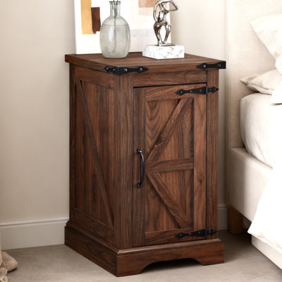 End Table with Built-In Outlets
