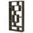 Weathered Grey 10-Shelf Open Back Bookcase-1762040159