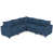 Chenille bleu foncé est en rupture de stock