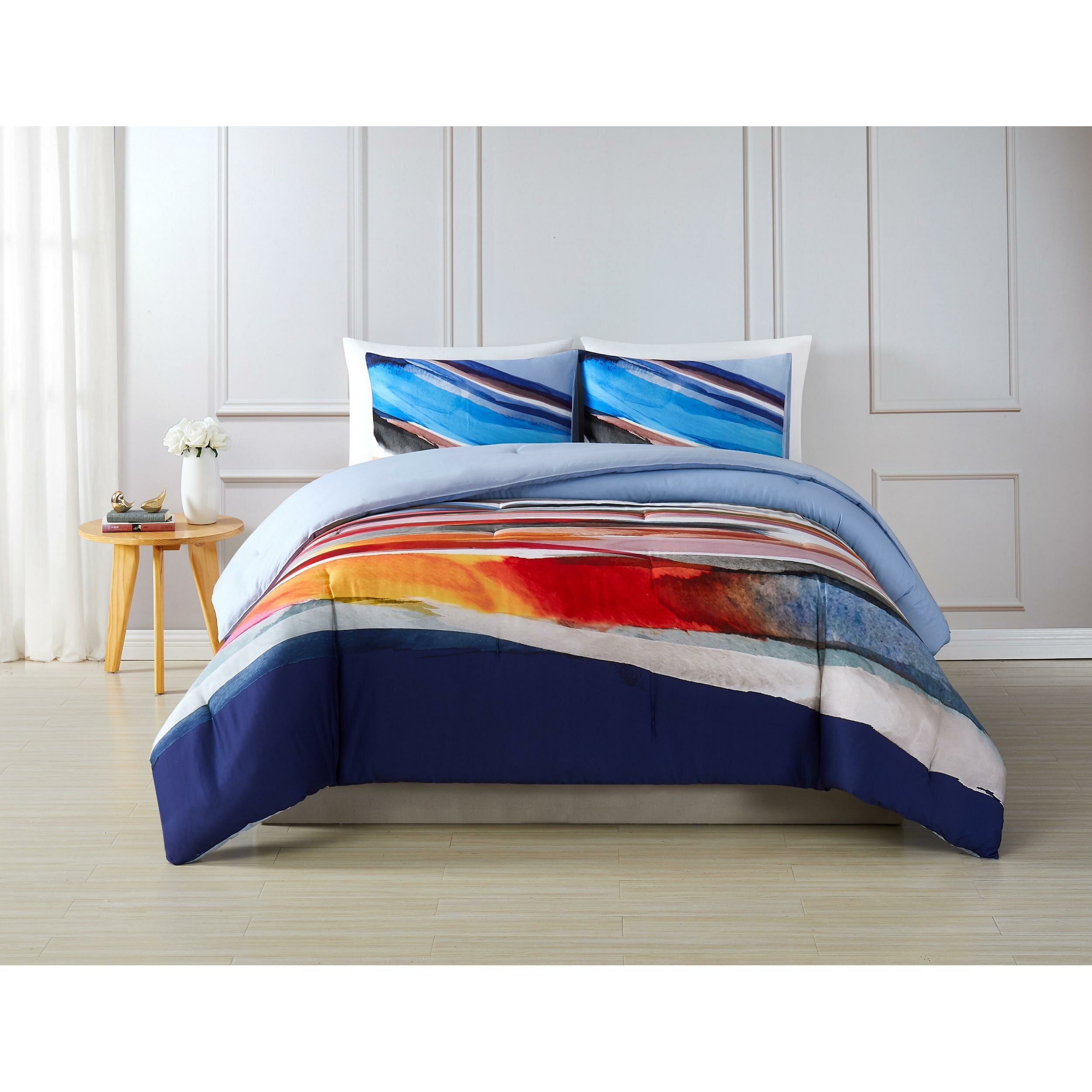 Allaire Cotton Modern & Contemporary Comforter Set