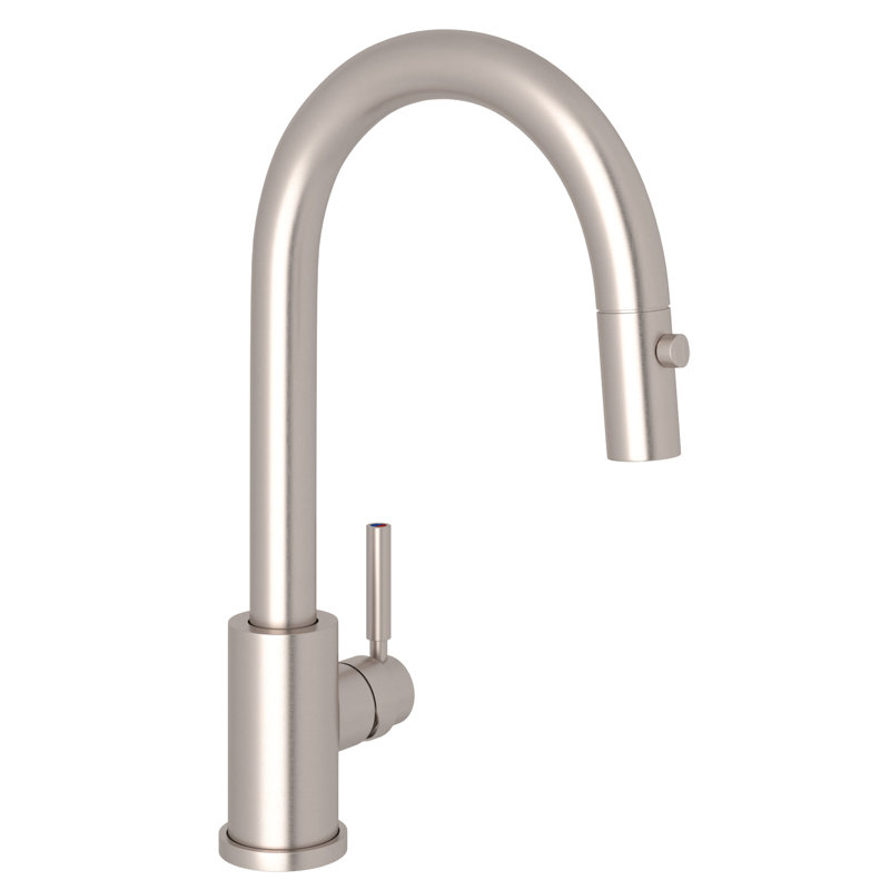 Holborn Pull Down Bar Faucet, Stain Nickel