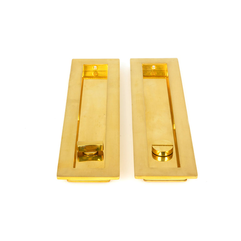 Door accessory, Polished Brass, 25cm H x 6cm W x 1.3cm D