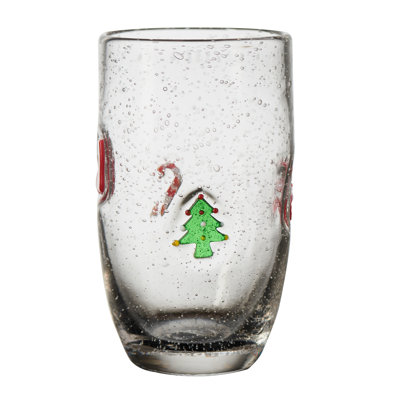 Jingle 16oz. Handmade Highball Glass Set