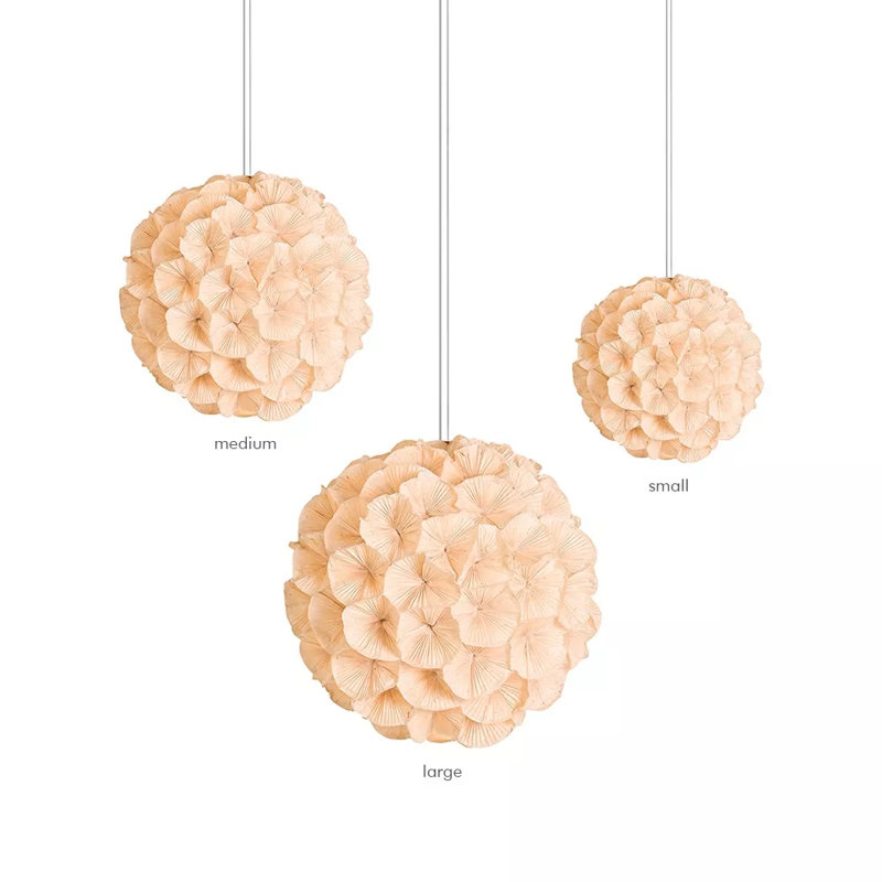 Poppy 1 - Light Pendant, 39.5" H x 39.5" W x 39.5" D