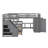 Twin-Twin Over Full L-Shaped Bunk Bed With 3 Drawers, Movable Desk, And Closet-1618093268