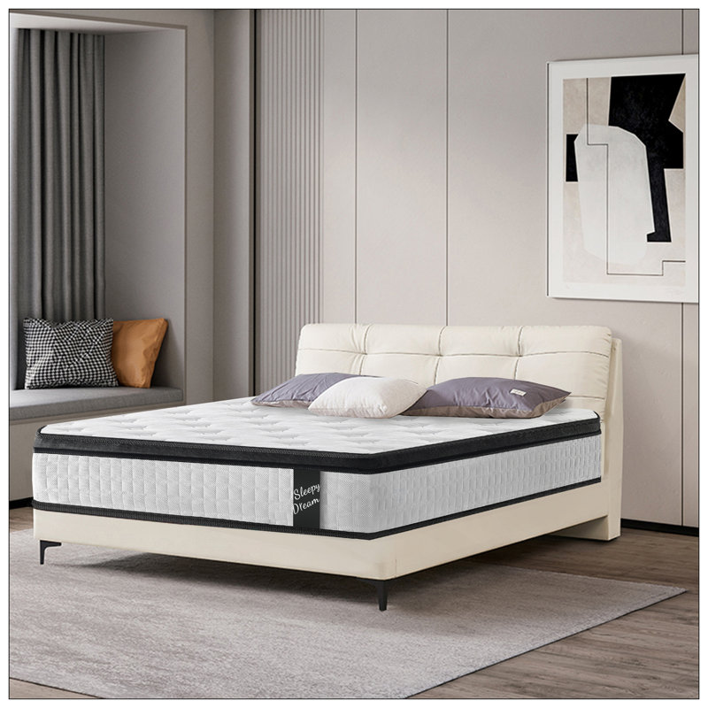 Matelas hybride 12 po à ressorts ensachés mi-ferme Certipur -US