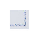 Wave Embroidered Linen Napkin