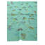 Tapis turquoise 6x9 Puleo