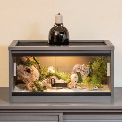 Deneishia Jumbo Reptile Lounge Terrarium with Front Access