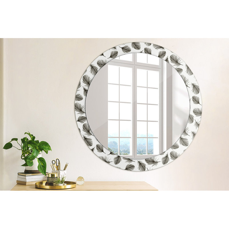 Huldar Glass Flat Wall Mirror