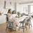 Absalom Modern 25.6" Swivel Upholstered Counter Stools with Back and Metal Frame-474628404-505018661