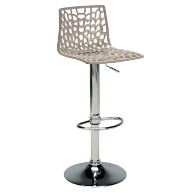 Spider Adjustable Height Bar Stool - Glossy Jute