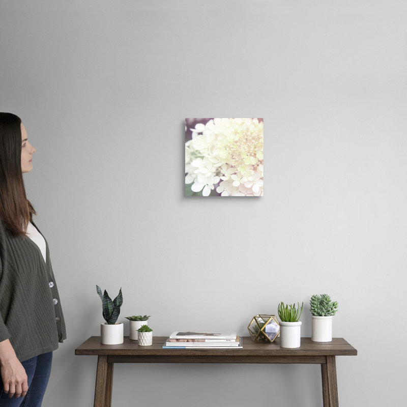 " Hydrangea Dream II " by Laura Marshall, Wrapped Canvas, 12" H x 12" W x 1.25" D