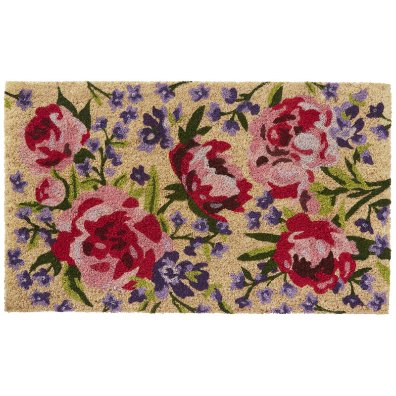Peony Garden Outdoor Doormat