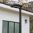  Square Black Aluminum Modern Solar Post Light with 3-Colours (Full)