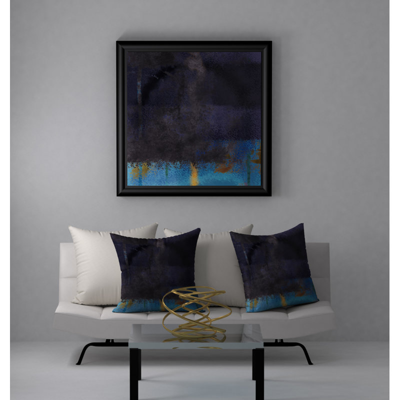 Abstract Throw Pillow, 24" x 24"