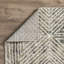 Tapis gris en polypropylène tissé à la machine Aqila-1263210794