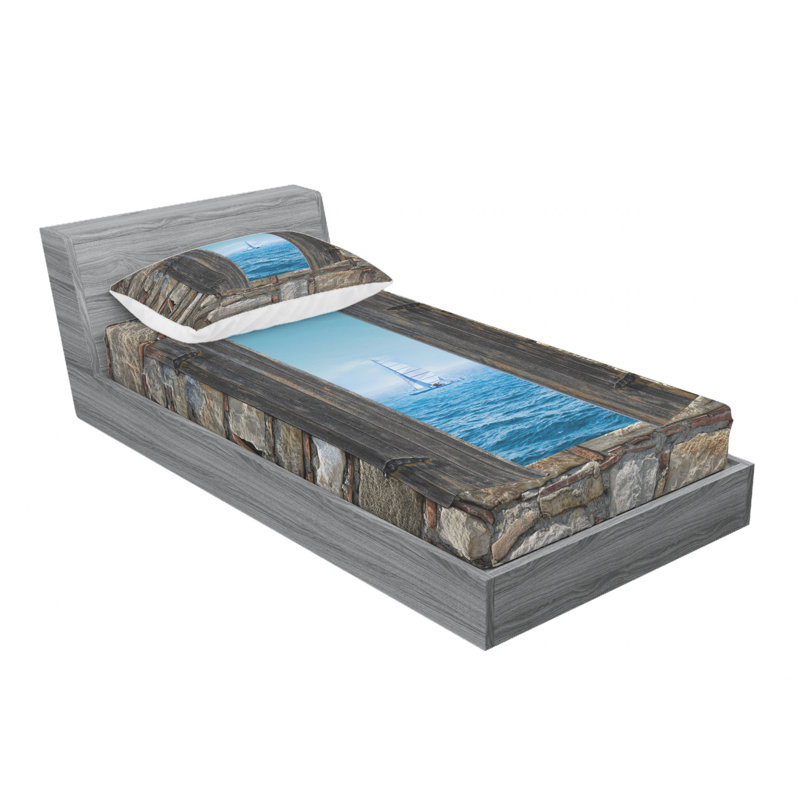 Microfiber Sheet Set, Twin XL Sheet Set with Fitted Sheet