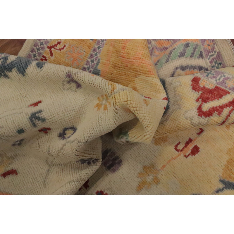 Vegetable Dye Oushak Oriental Rug 4x8