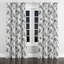 Modern Window curtains - Black Aziza Grommet Curtain - 1 Panel-2116323922-2116323926