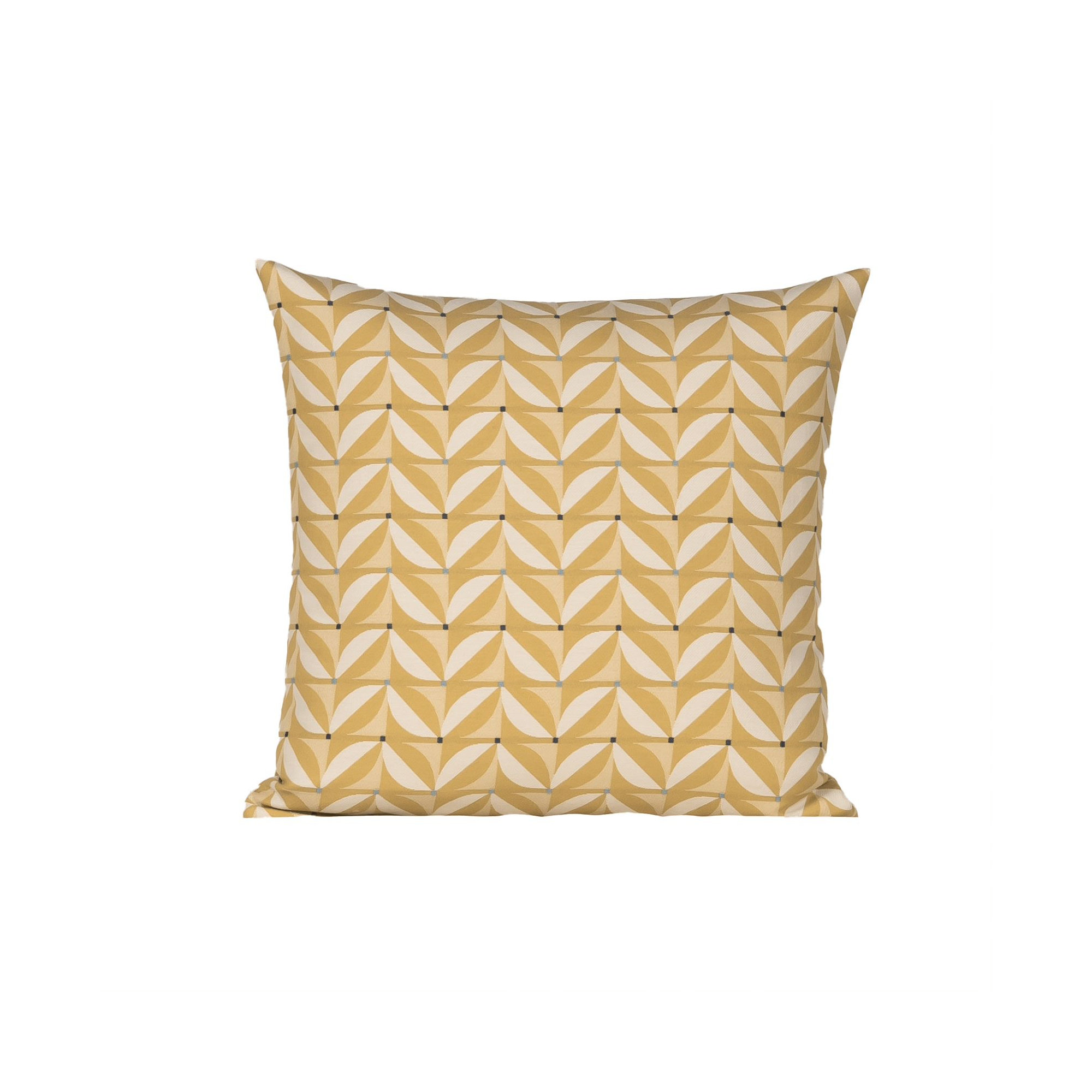 Mattelynn Geometric Indoor/Outdoor Throw Pillow, 
Square 17", Yellow