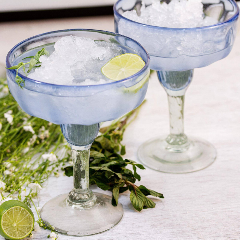 Fiesta Handmade Margarita Glass