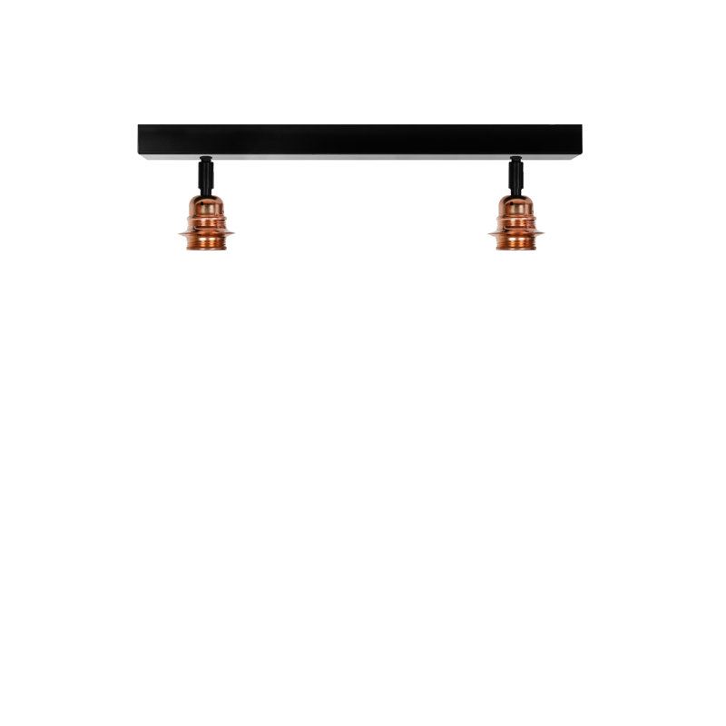 Greg 48cm 2 -Light Track Kit, Copper/Black