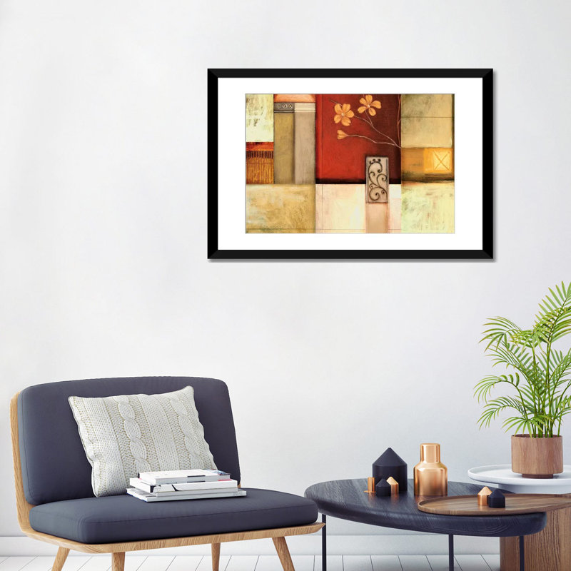 Solace II - reproduction sur toile tendue, Papier d'art encadré noir, Blanc, H 24 po x l 32 po x P 1 po