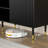 Modern Industrial TV Stand Media Console – Wood & Metal Frame, Open Storage & Cable Management-1707746659